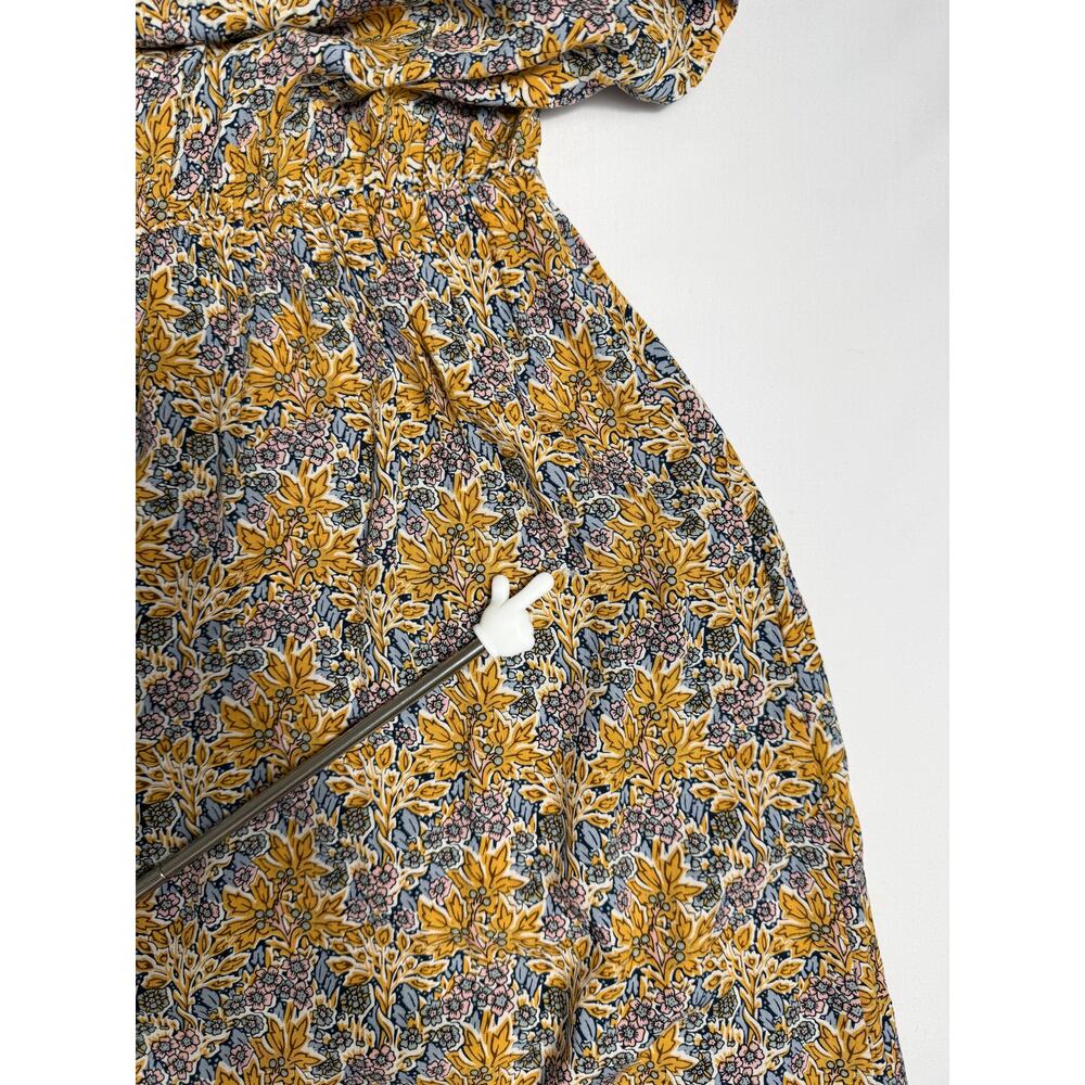 NWT Natural Life Blue Yellow Floral Christine Maxi Dress Sleeveless Comfort Sz M - Picture 11 of 12